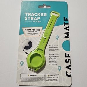 Casemate Tracker Strap Wristband & Case for Apple AirTag (GREEN)